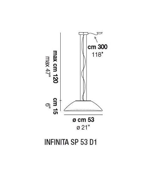 Vistosi Infinita SP 53 D1 подвес 108936 - Вид №2