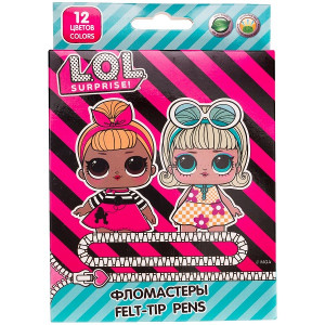 LOHB-US1-2MB-12 LOL Фломастеры, 12 шт. L.O.L.