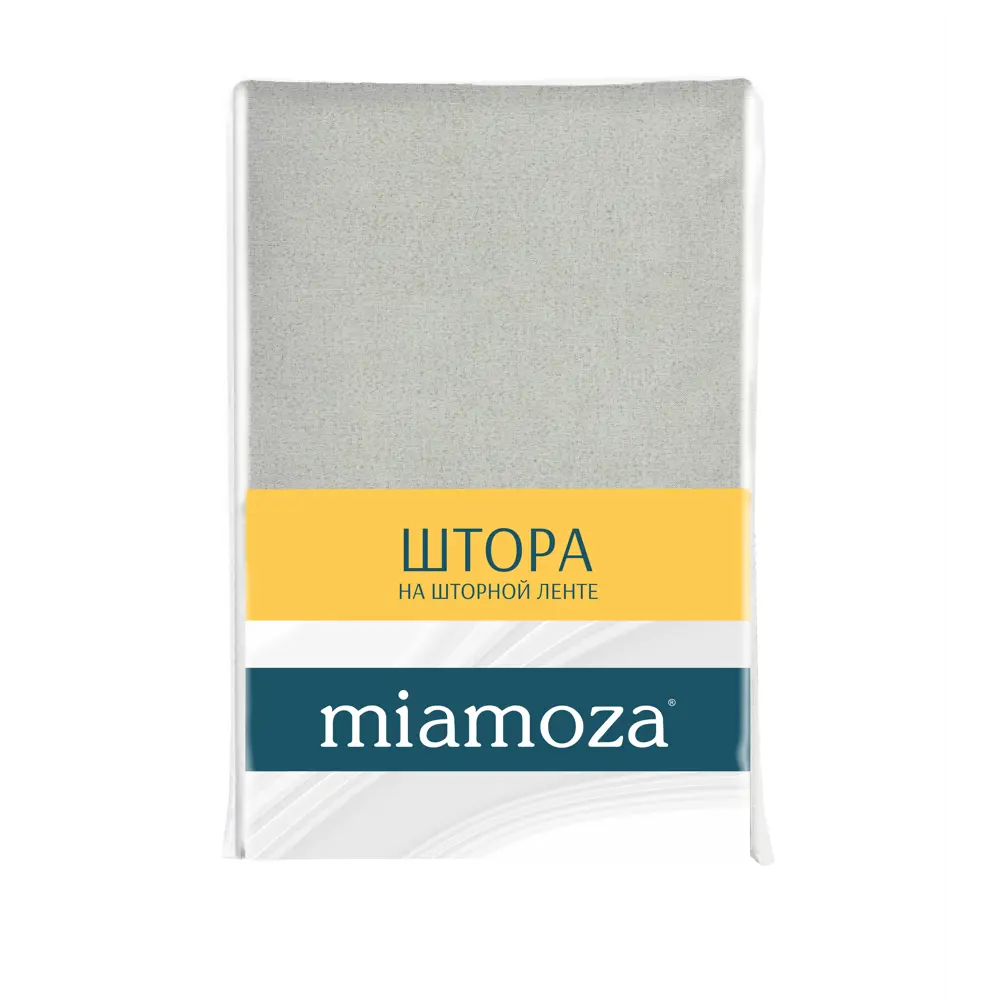 Комплект штор на ленте Нола 200x300 см цвет светло-серый MIAMOZA STLM-2009544 - Вид №4
