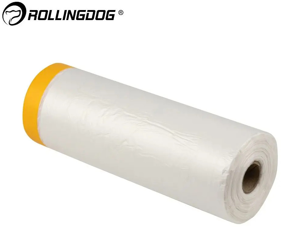 91752155 Укрывная пленка Rollingdog 1.5х30м белый/оранжевый STLM-1018252