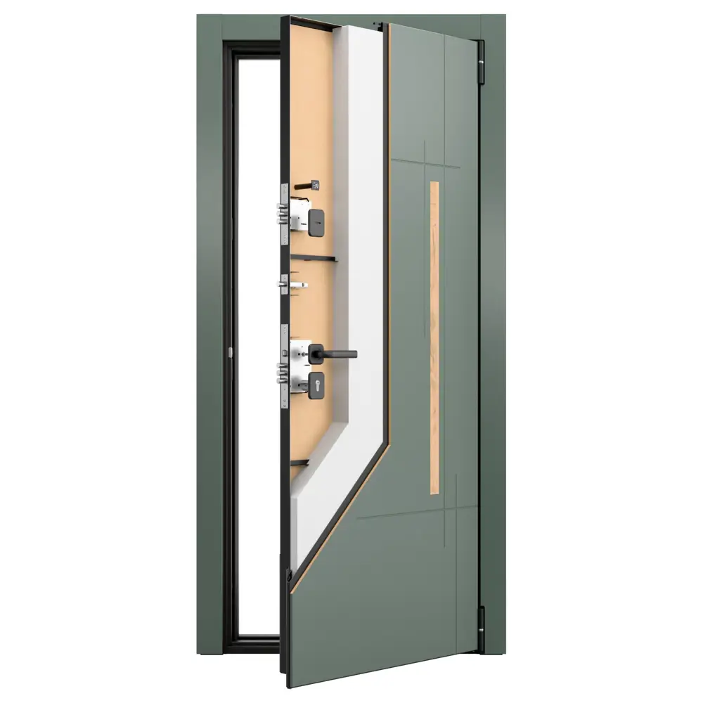 Дверь входная металлическая Грин Классик 95x205 см правая шелк грейдж TOREX STLM-2029210 - Вид №13