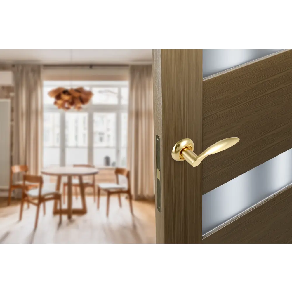 Дверные ручки EDSON EDS-13-Z01 золотые для межкомнатных дверей 85170617 STLM-0059416 - Вид №9
