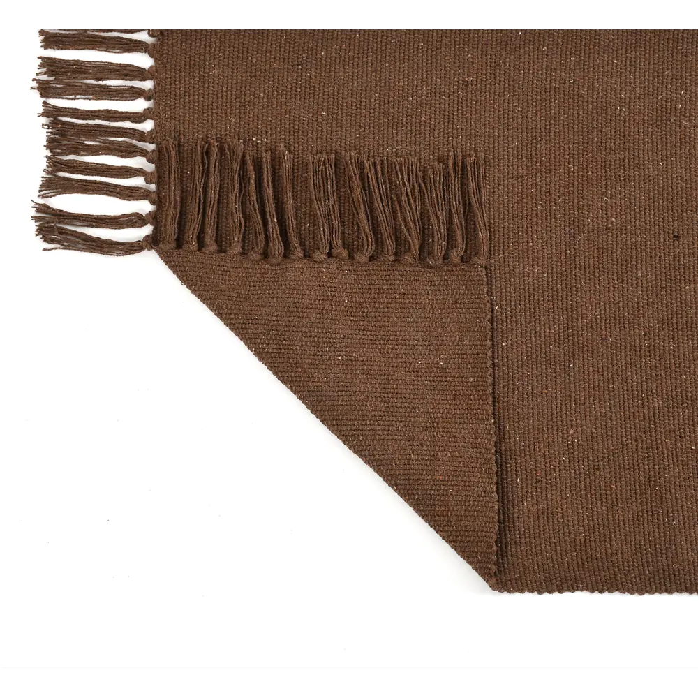 Коврик декоративный хлопок Solid Mat JBT-001-11 50x80 см цвет коричневый 89374302 STLM-2096506 Santreyd  - Вид №4