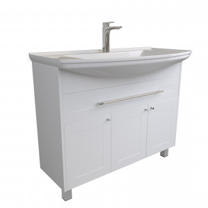 У94491 Тумба Lina Classic New 105Н 1в.я 3д Белый глянец 1 Marka Lina Classic