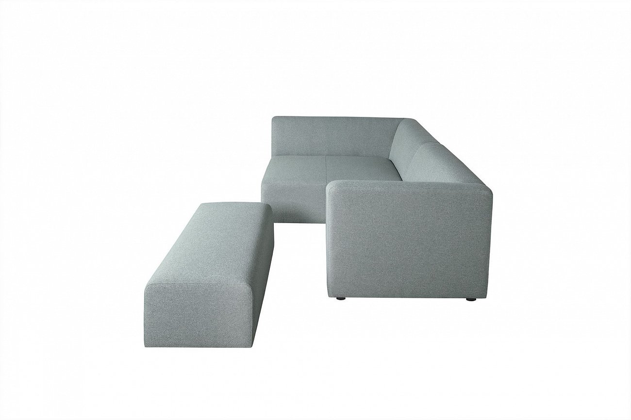 Диван John угловой светло-бирюзовый SITS ДИЗАЙНЕРСКИЕ, JOHN 192045 Голубой  - Вид №3
