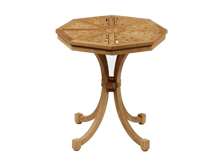 Стол из тикового дерева ASTELLO гибискус ARCH-00146032