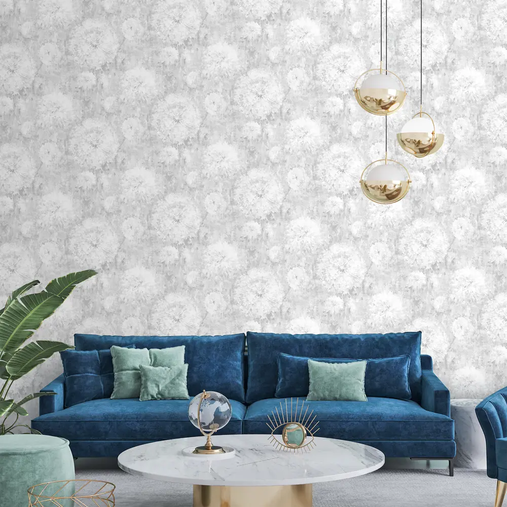 Обои флизелиновые Ateliero Julia серые 1.06 м At283341 STLM-2136785 - Вид №3