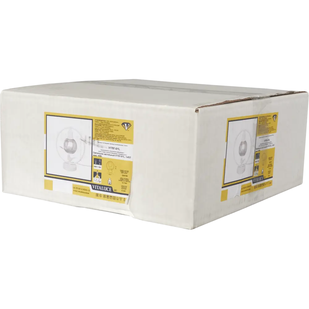 Настольная лампа Vitaluce Птички 1 лампа 2м² Е27 цвет белый матовый STLM-2036628 - Вид №8