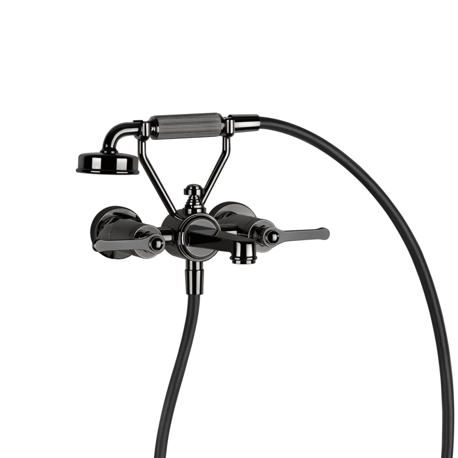 Смеситель для ванны 65113 706 Gessi Venti20 ЧЕРНЫЙ МЕТАЛЛ PVD 65113706