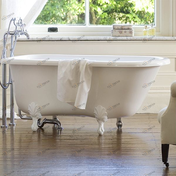 Ванна отдельностоящая Hampshire HAM-N-SW+FT-HAM-SW Victoria+Albert HAMNSWFTHAMSW