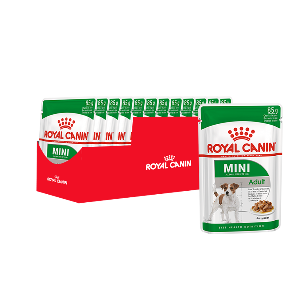ПР0048344*12 Корм для собак для мелких пород, соус пауч 85г (упаковка - 12 шт) ROYAL CANIN 