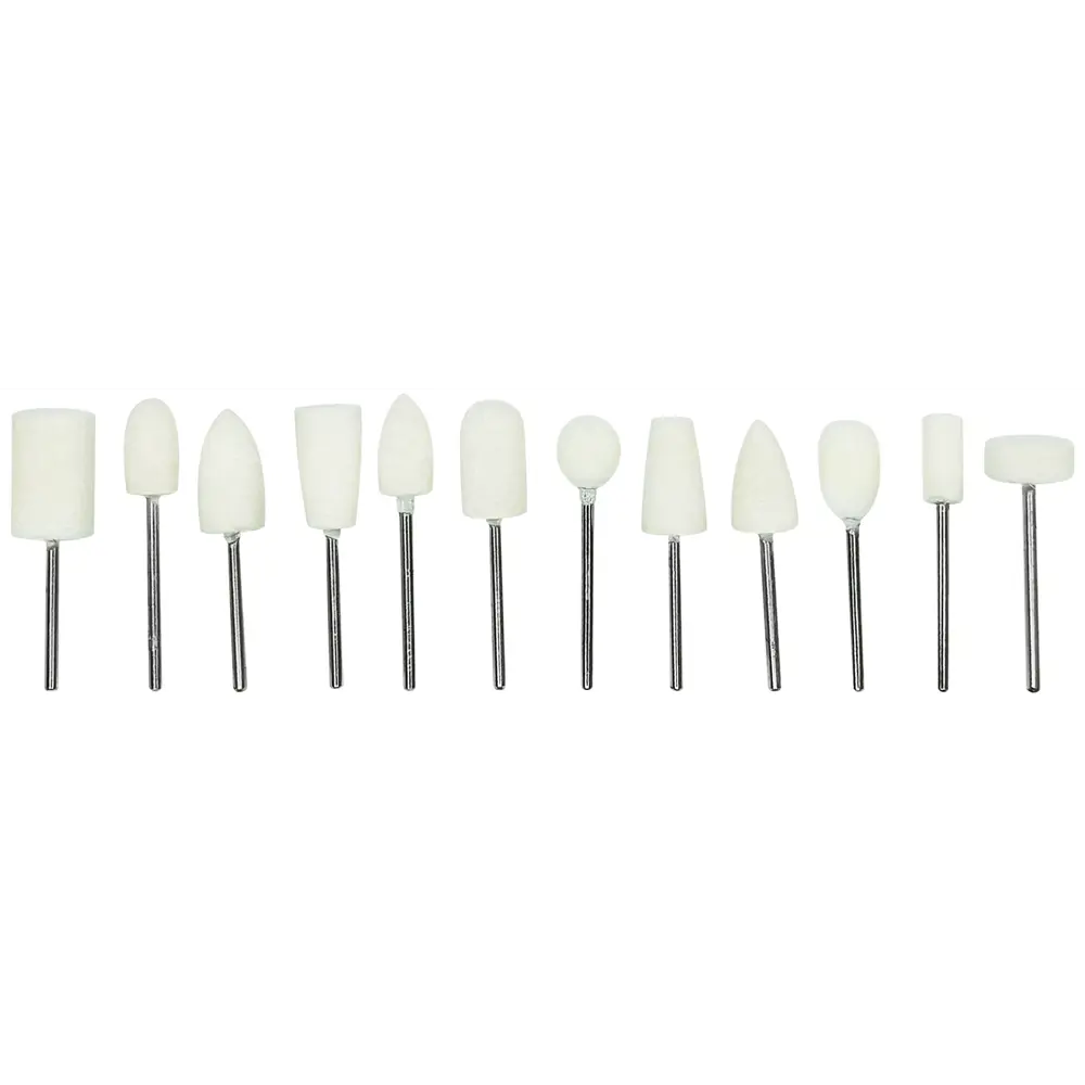 Набор полировальных насадок для гравера VERTEXTOOLS, 12 предметов 85117057 STLM-0059038