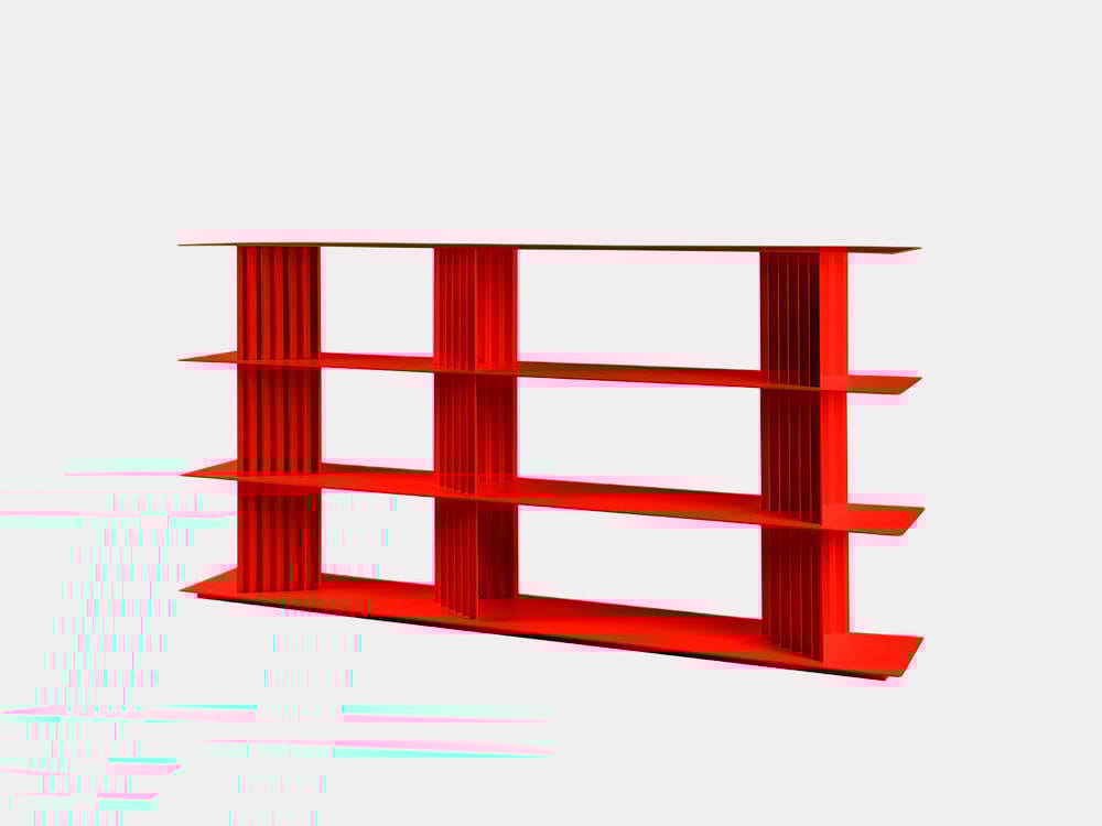 Стальная двухсторонняя Книжная полка RS Barcelona PLEC SHELVING L ARCH-00080592 - Вид №73