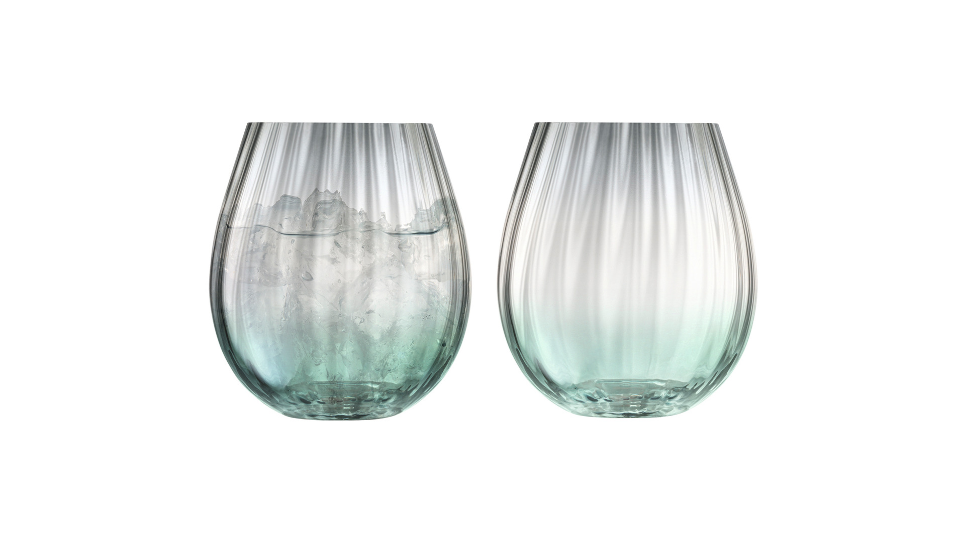 10656215 LSA International Набор стаканов LSA International, "Dusk", 425м, серо-зеленый, 2шт. Стекло - Вид №1