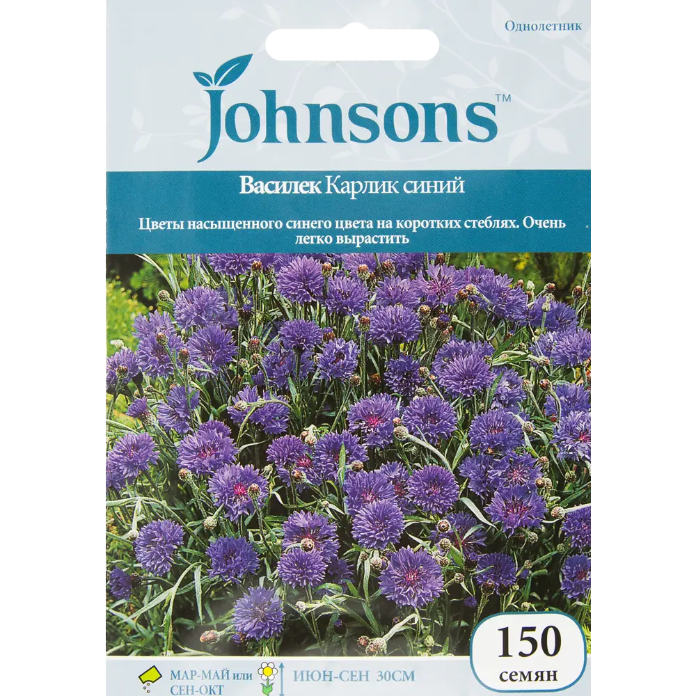 Василек Карлик синий, 150 шт. 13877119 STLM-2197061 JOHNSONS 