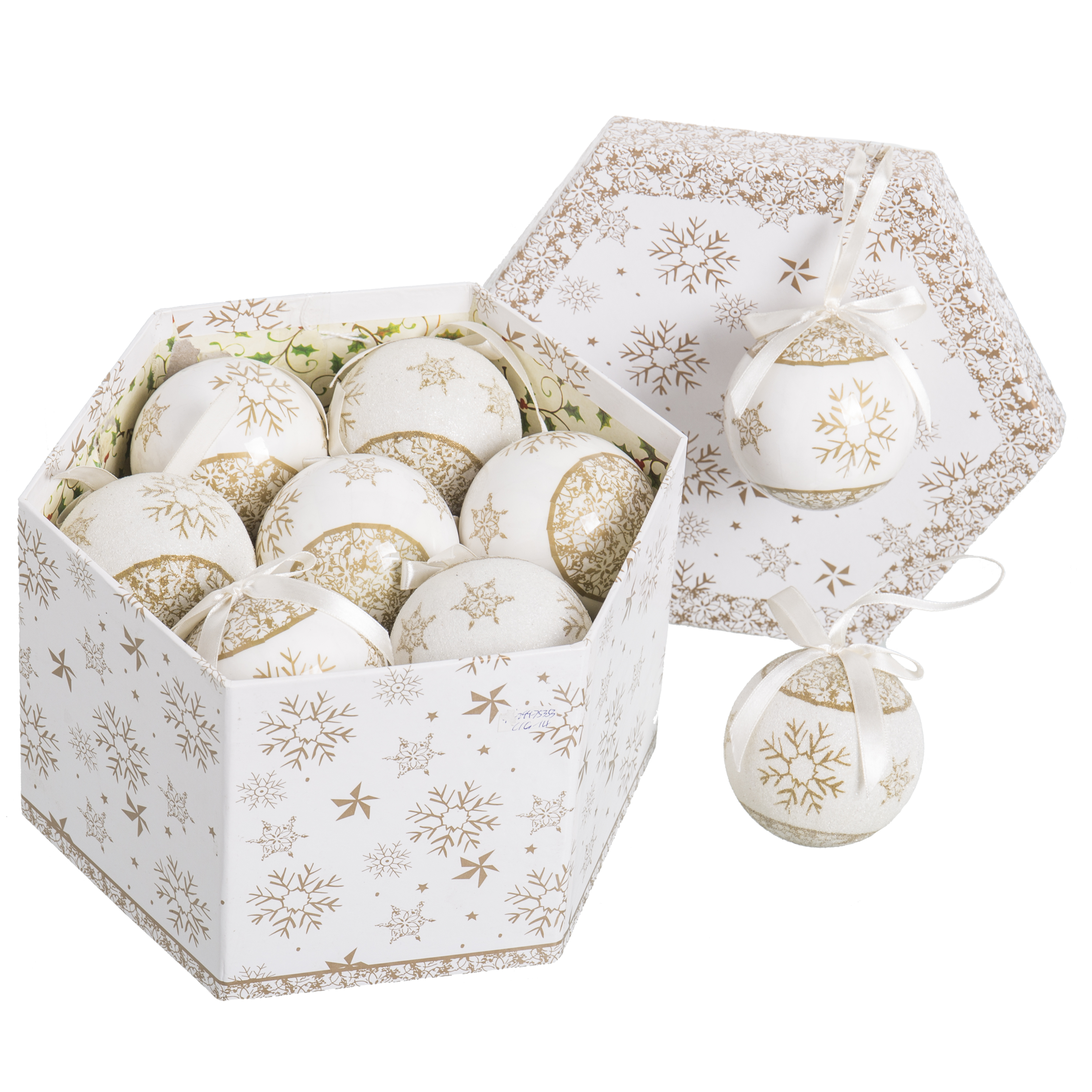 DZ-027-662 ЕЛОЧНАЯ ИГРУШКА, НАБОР 14ШТ TO4ROOMS  - Вид №1