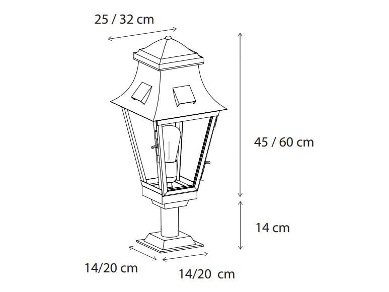 Латунный световой столб Authentage Lighting Gracieuze ARCH-00052196 - Вид №3