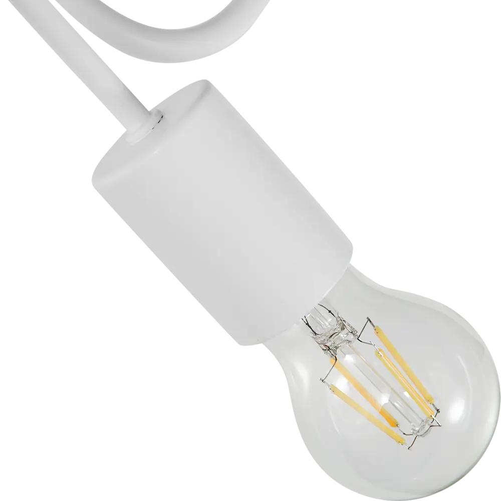 Люстра потолочная Vitaluce Сириус 5 ламп 15м² Е27 цвет белый матовый STLM-2089884 - Вид №5