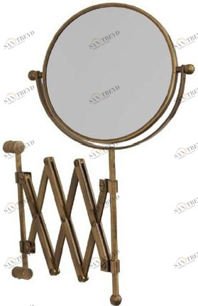 Настенное косметическое зеркало MIGLIORE Complementi ML.COM.BR-50.319.BR с 3-х кратным увеличением ML.COM-50.319.BR