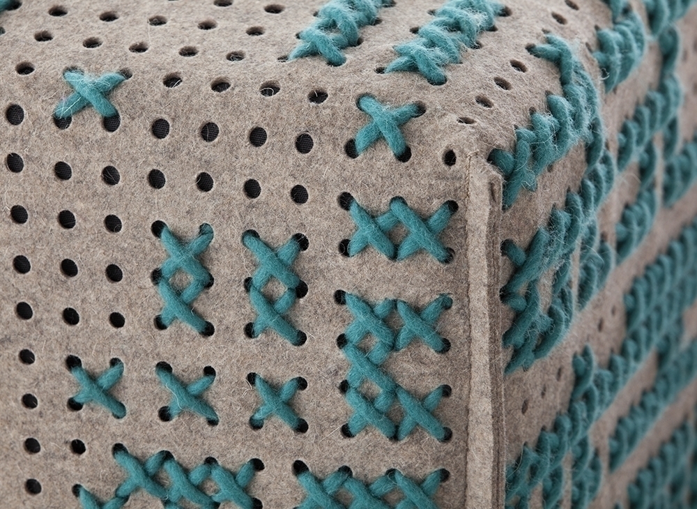 100098 Пуф Abstract. Green GAN Canevas - Вид №2