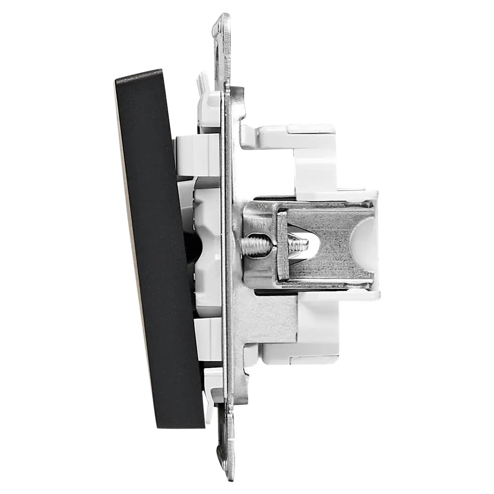 Выключатель встраиваемый Systeme Electric AtlasDesign 2 клавиши цвет базальт STLM-2099261 - Вид №3