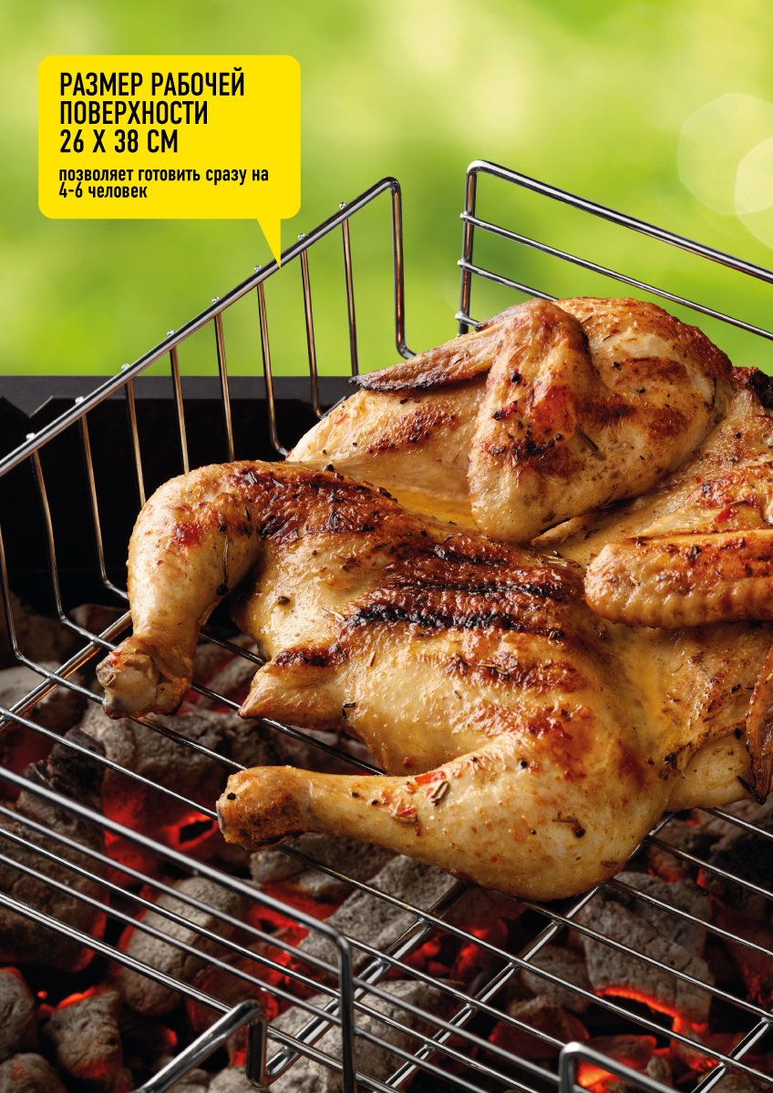 82641624 Решетка-гриль Forester 26х38 см STLM-0032745 Santreyd  - Вид №7