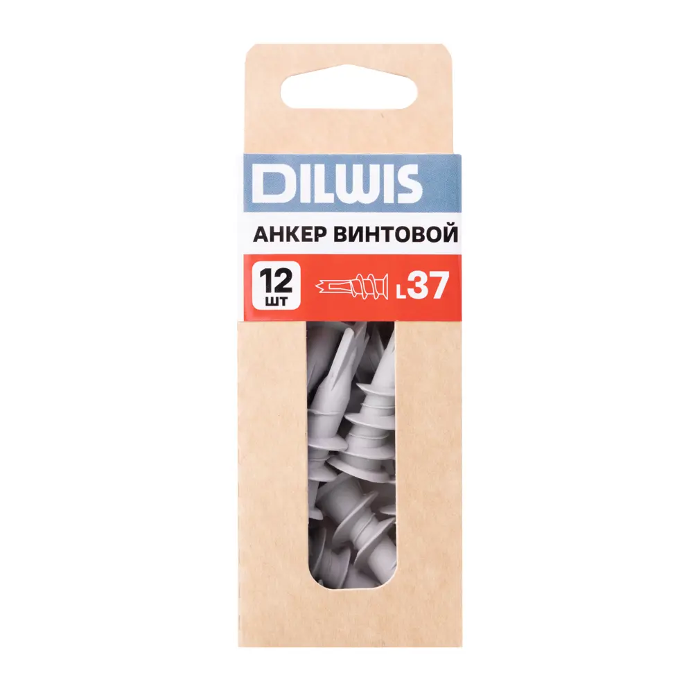 Дюбель для гипсокартона нейлоновый Dilwis Дрива 4.5x35мм 12 шт STLM-2126028 - Вид №4