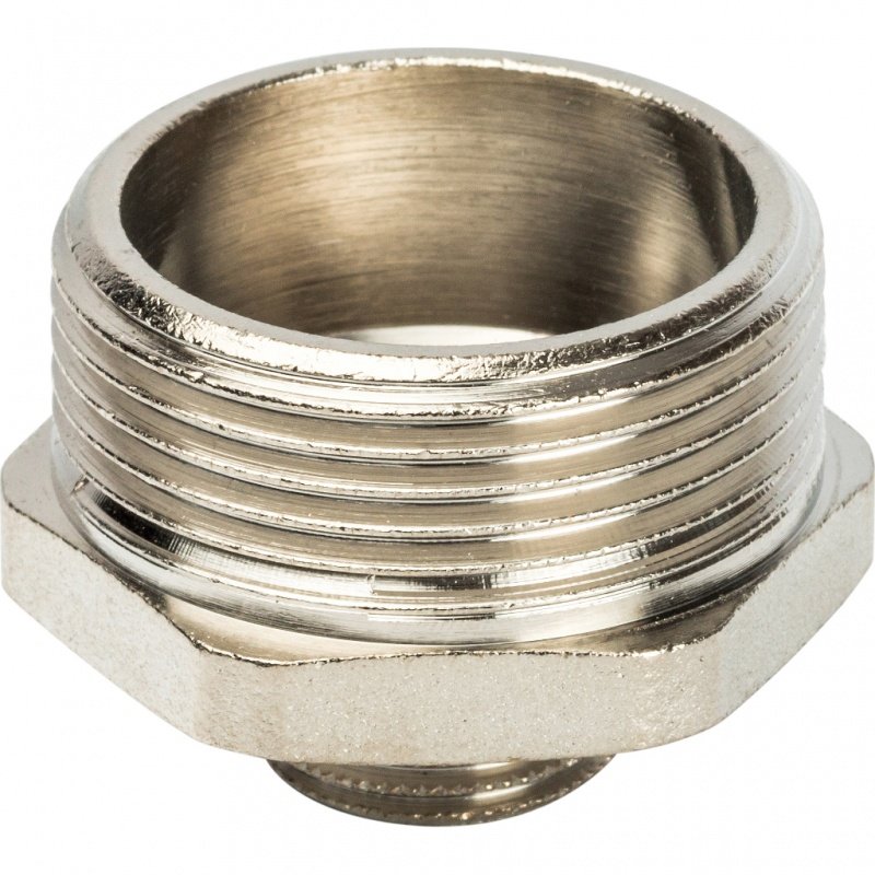 Ниппель переходной НН 1 1/4х1/2" никель STOUT SFT0004011412 - Вид №1