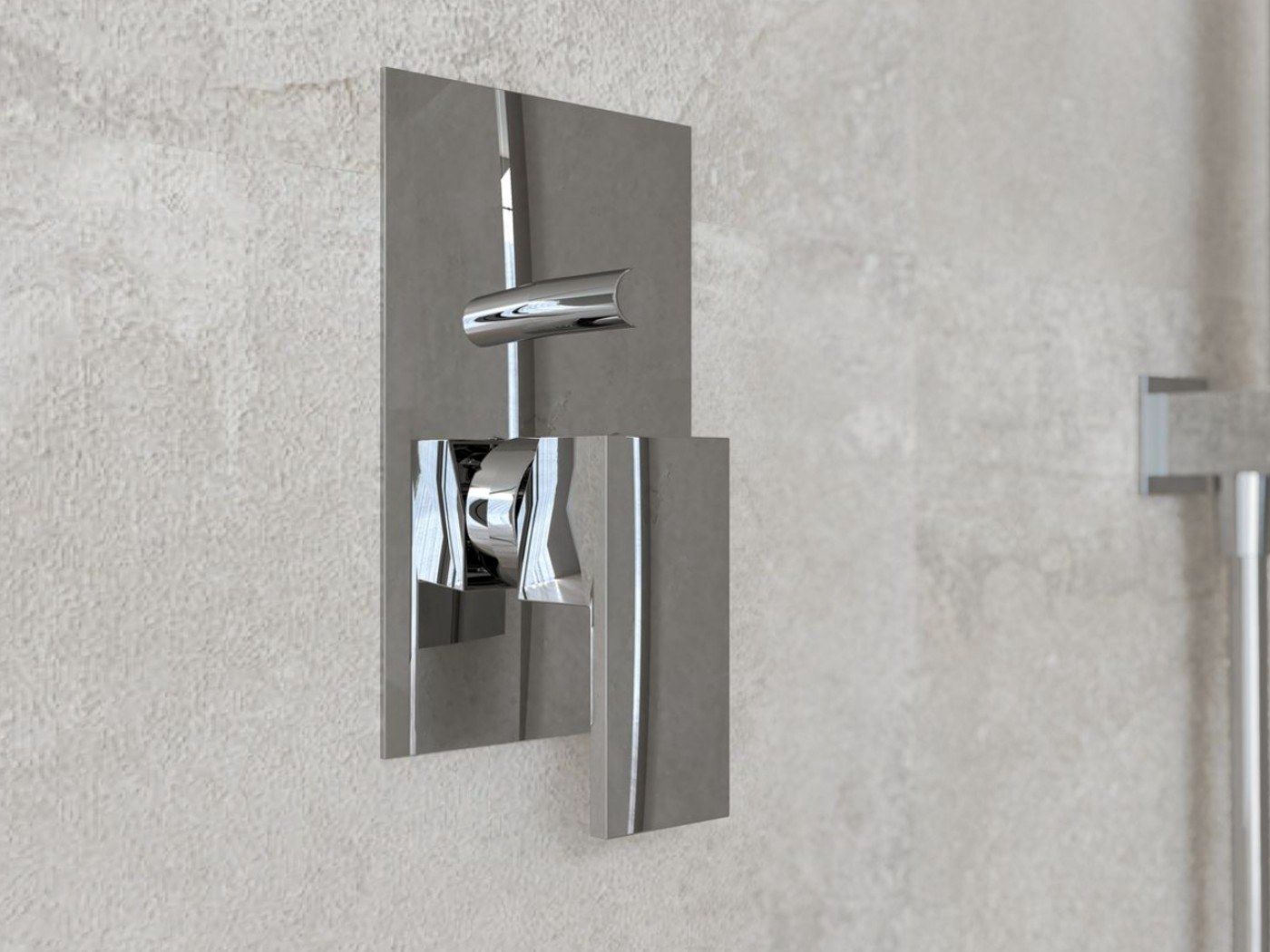 Термостатический смеситель для душа с переключателем Ercos Италия R ARCH-00114466 - Вид №1