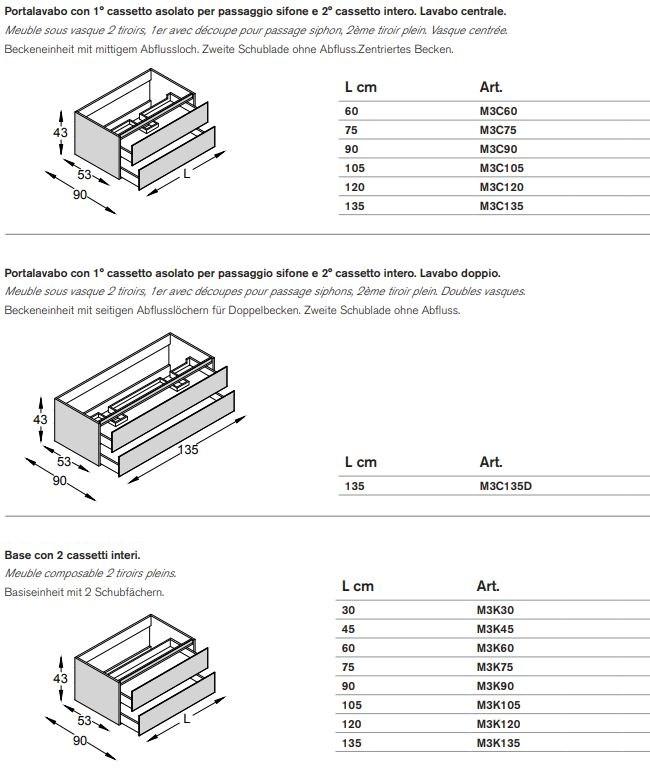 ARTELINEA Тумба под умывальник из эмалированного хрусталя с дверцей и ящиками  Al 583  - Вид №3