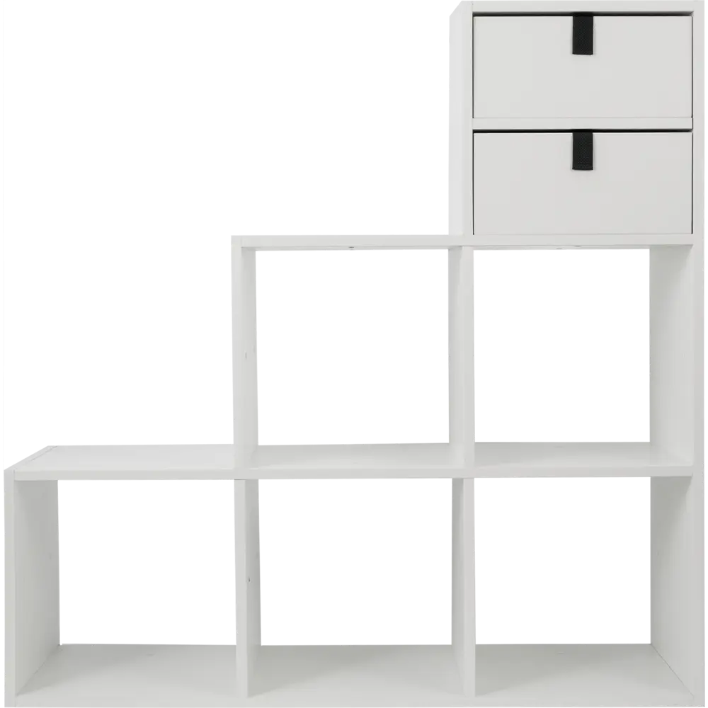 Стеллаж KONSENSA Руан 6 секций 104x104x31.7 см ЛДСП цвет белый STLM-2150133 - Вид №18