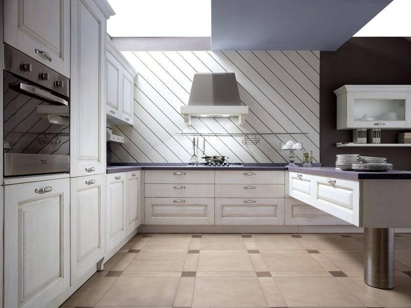 Floritelli Cucine Модульная кухня из ясеня с полуостровом Carmen sun-id-1468939 - Вид №2