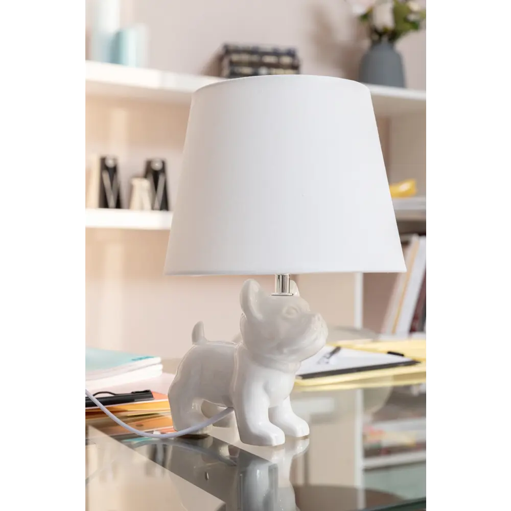 Настольная лампа Бульдог 52703 9, цвет белый Santreyd STLM-2173709 - Вид №16