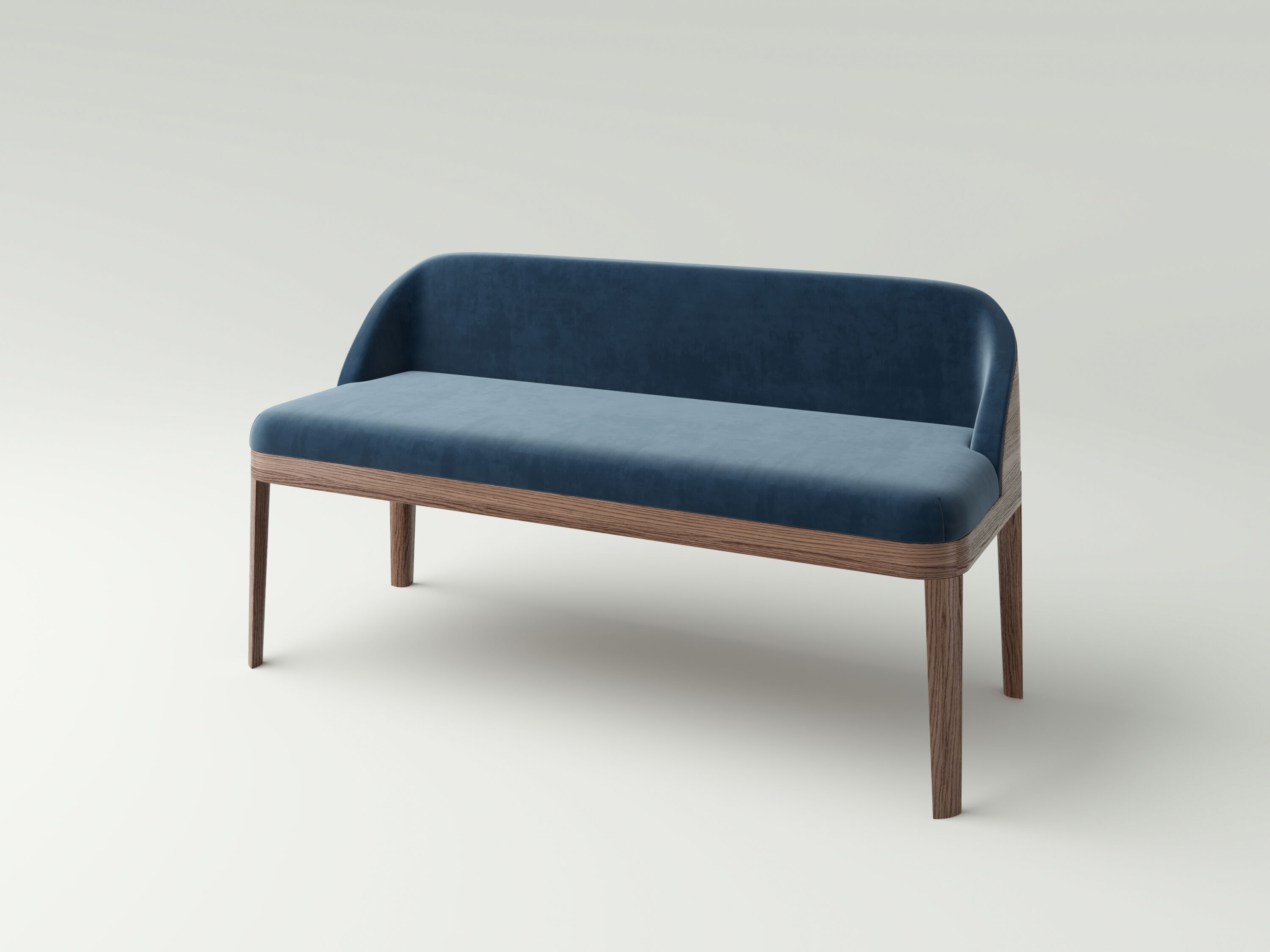 Бархатная скамья со спинкой NITZAN HOME MINA ARCH-00099573