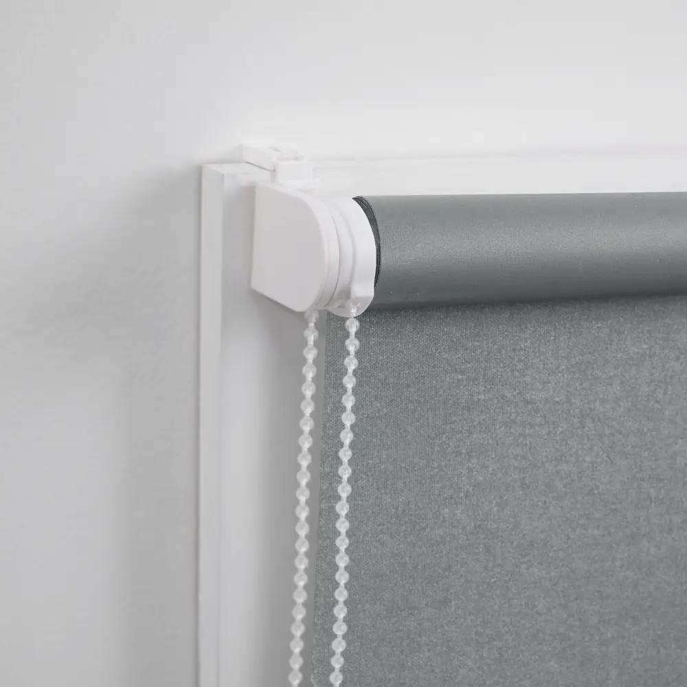 Штора рулонная блэкаут KREAFORTA Karelia 80x250 см серая STLM-2017120 - Вид №4