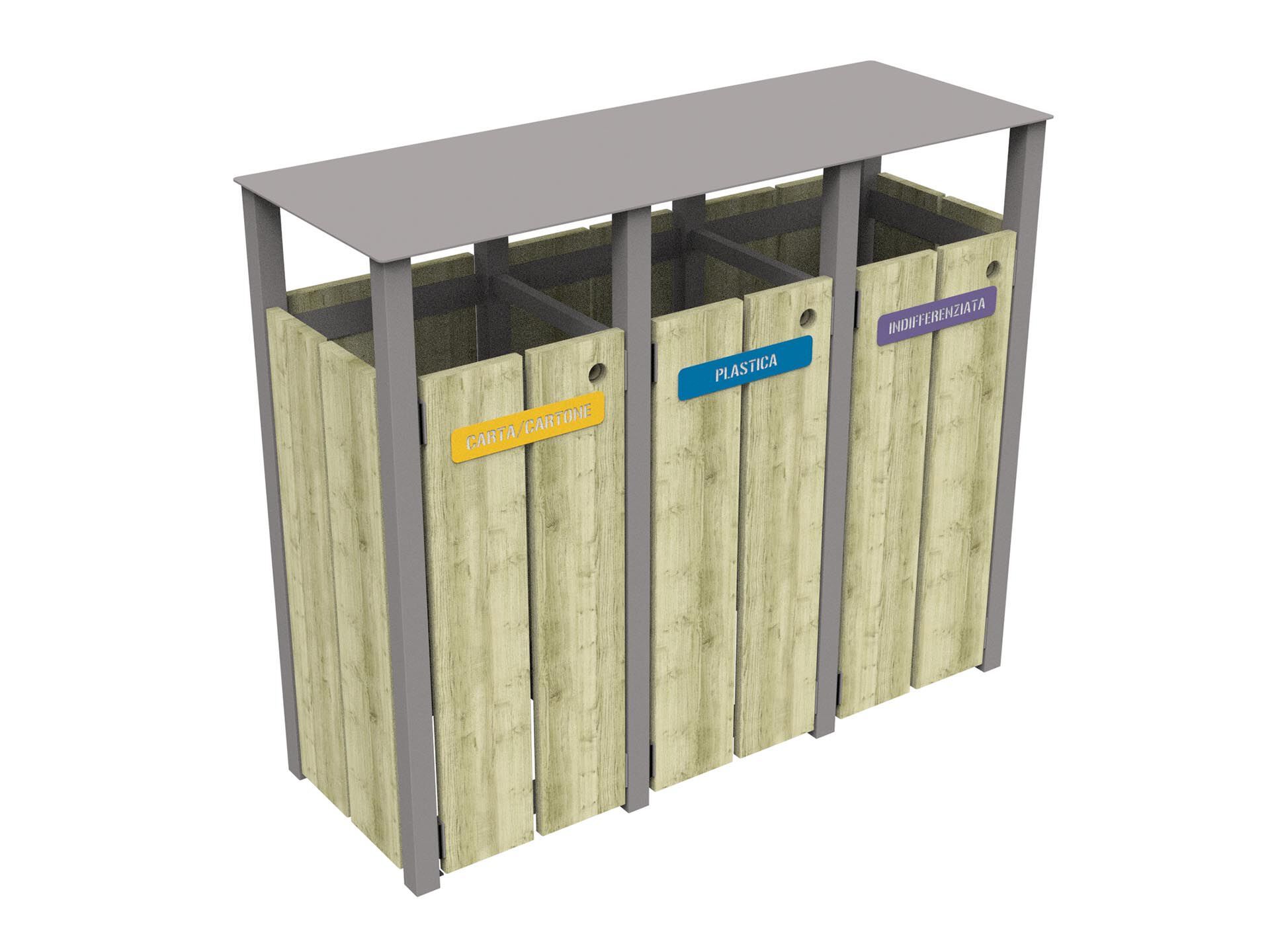 2-слойная корзина для мусора Lazzari MONTANA ARCH-00148501 - Вид №9