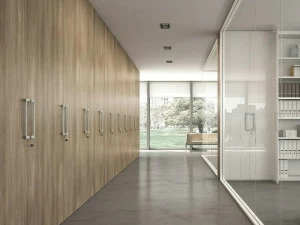 Quadrifoglio Высокий офисный шкаф с распашными дверцами Xw