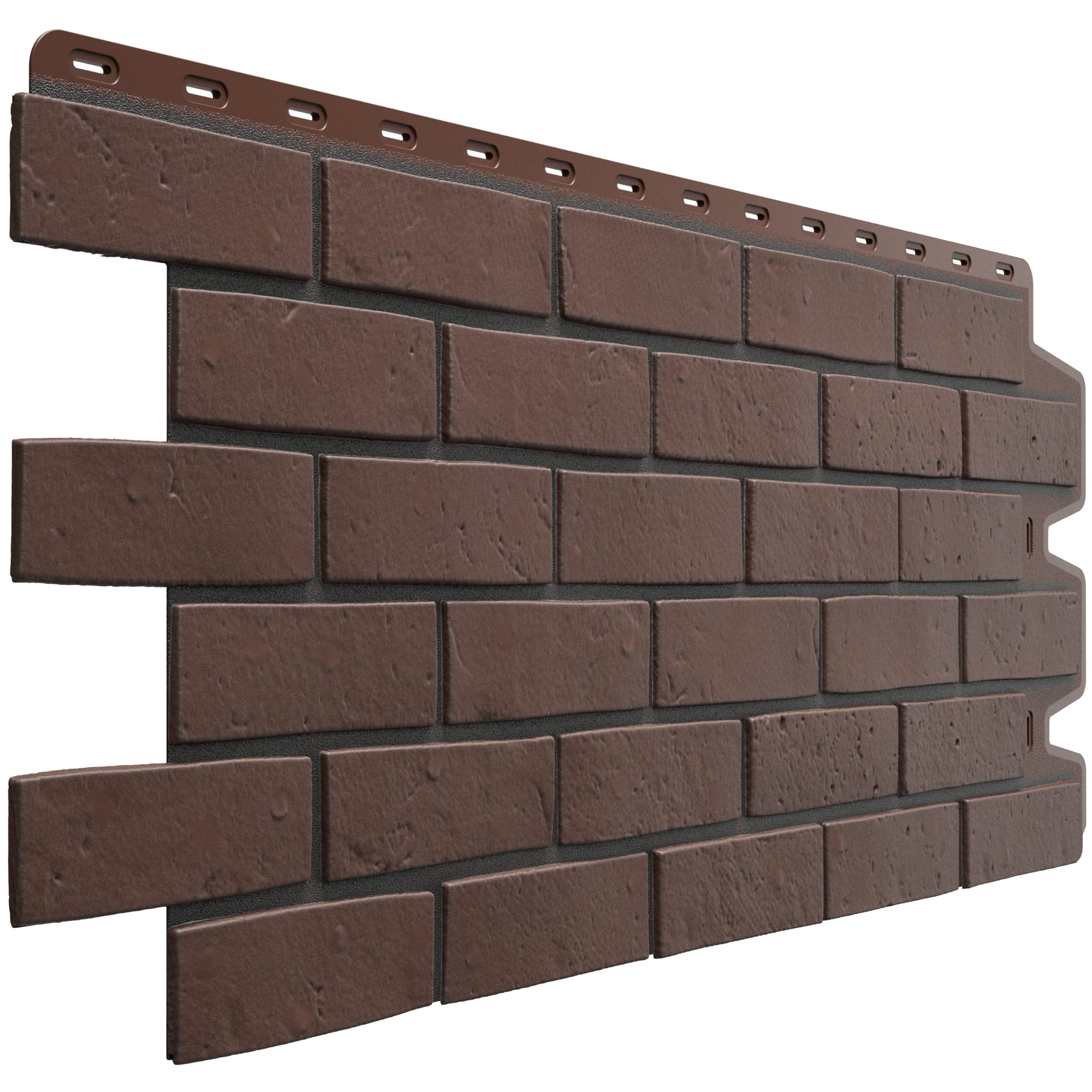82402510 Фасадная панель Кирпич текстурный цвет коричневый Santreyd  - Вид №1