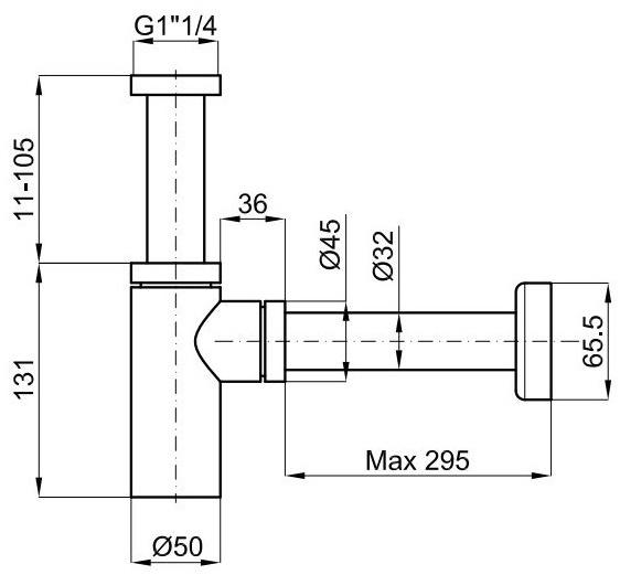 NOKEN Пластиковый сифон для умывальника Urban sun-id-1355485 - Вид №8
