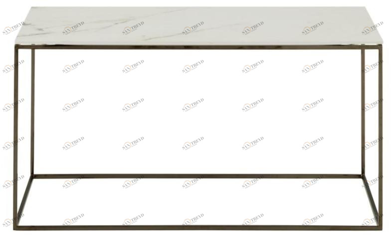 Ligne Roset Низкий прямоугольный журнальный столик из керамогранита Space 0050fd4n-0050ff1w