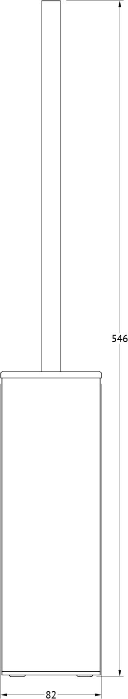 TIF 019 Туалетный ерш с крышкой напольный LINEAG TIFFANY - Вид №1
