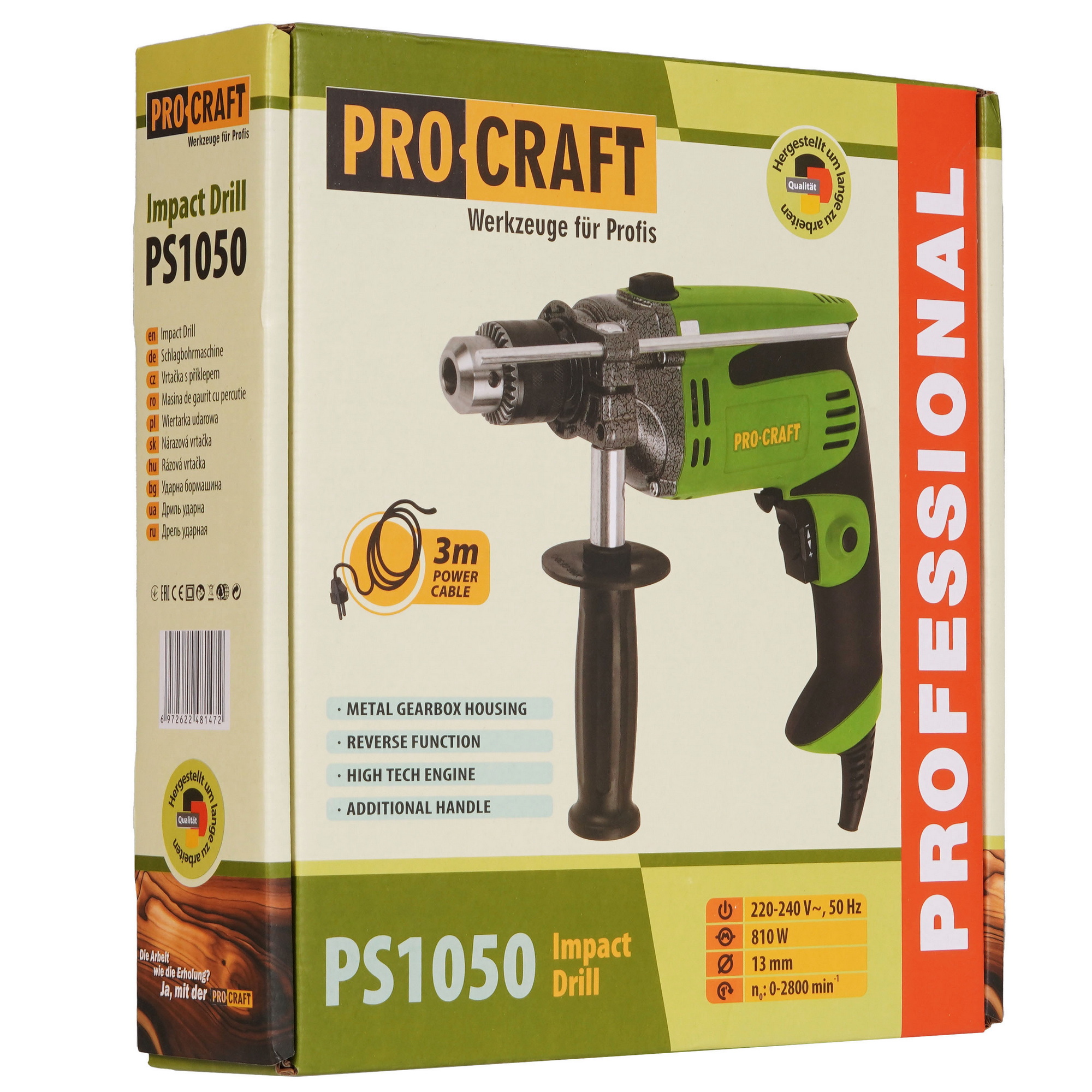 Дрель  Procraft PS-1050 5497100 STDN-0111861 - Вид №6
