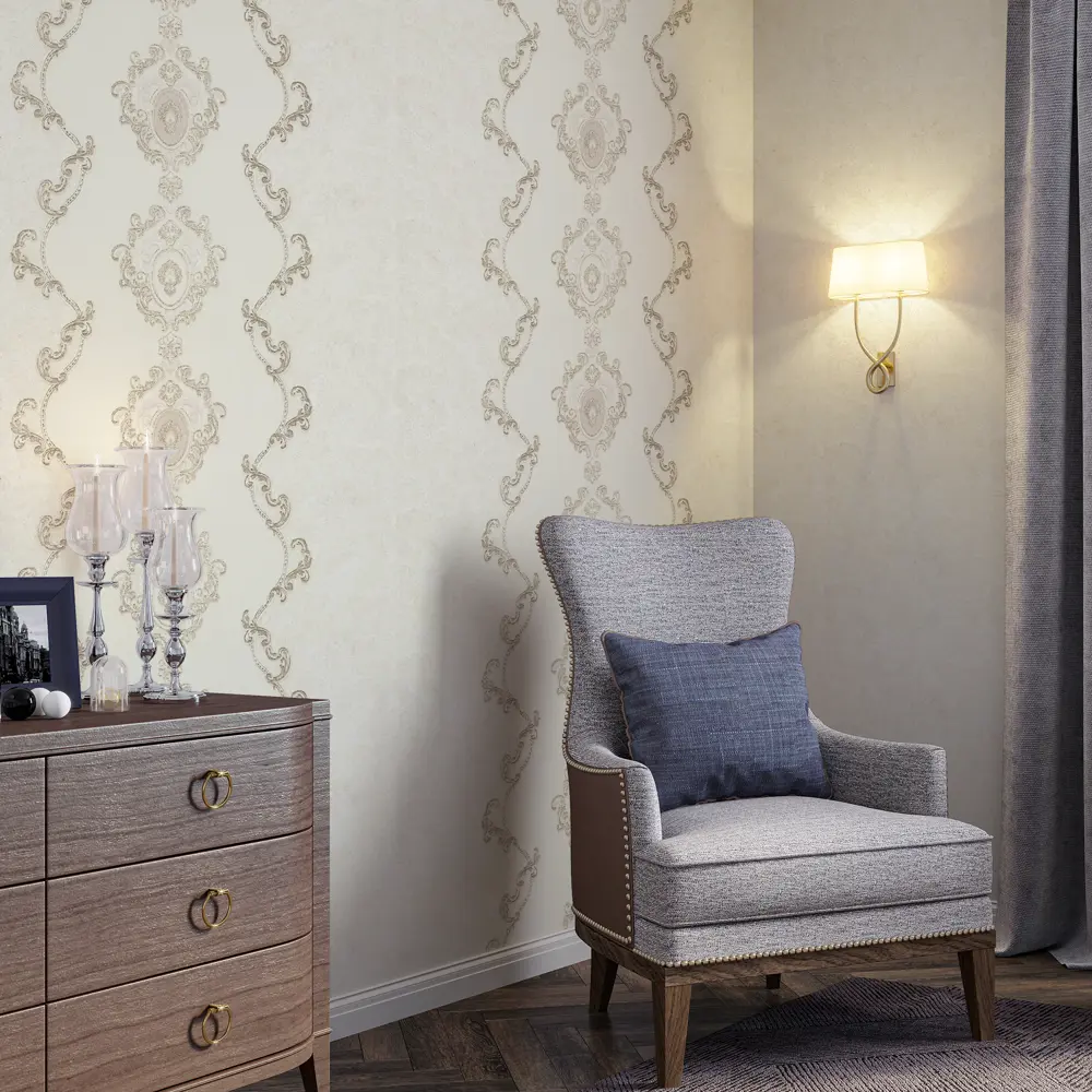 Обои флизелиновые Palitra Life Khiva белые 1.06 м PL71772-11 STLM-2118947 - Вид №3