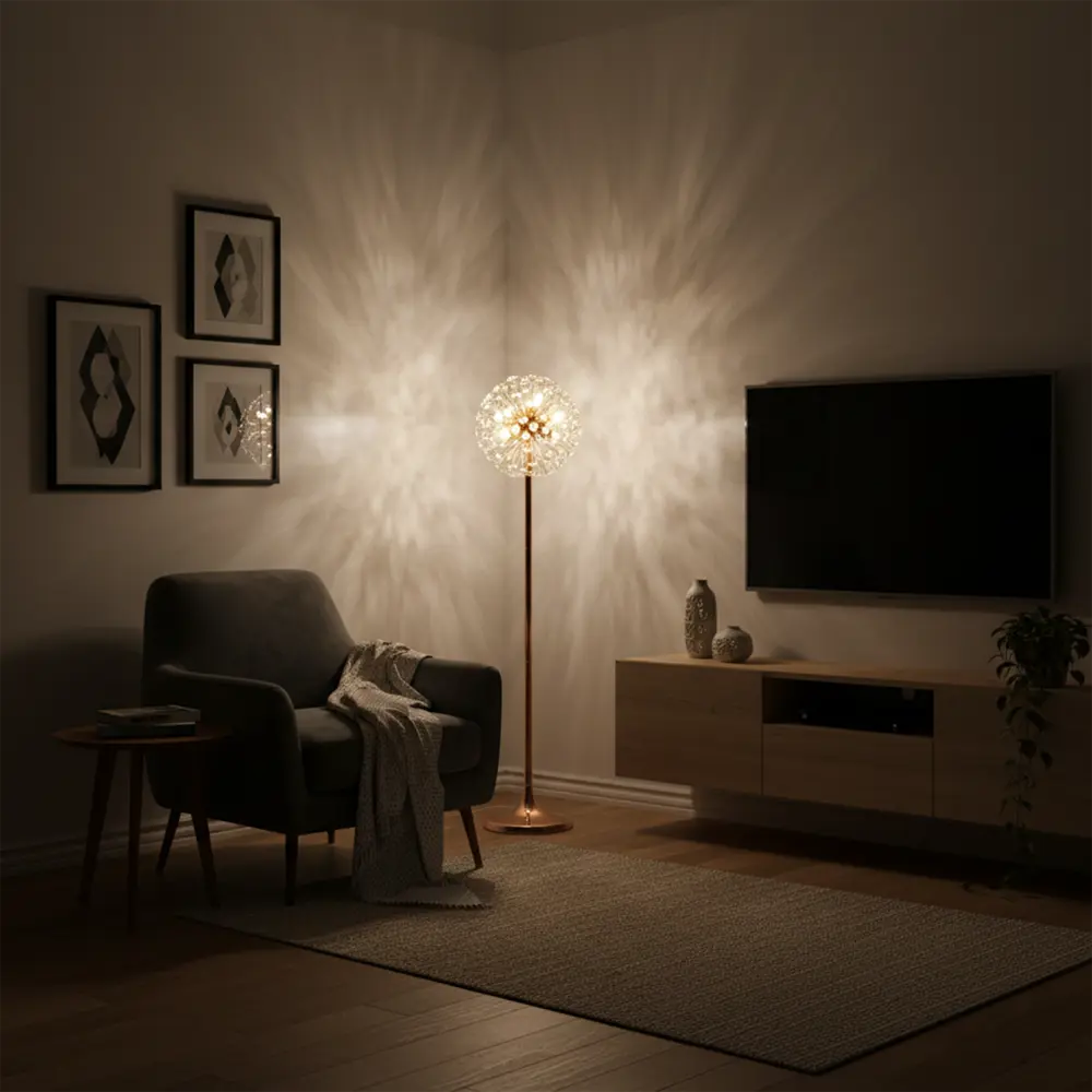 Торшер Estares Nessa цвет золото STLM-2178798 - Вид №5