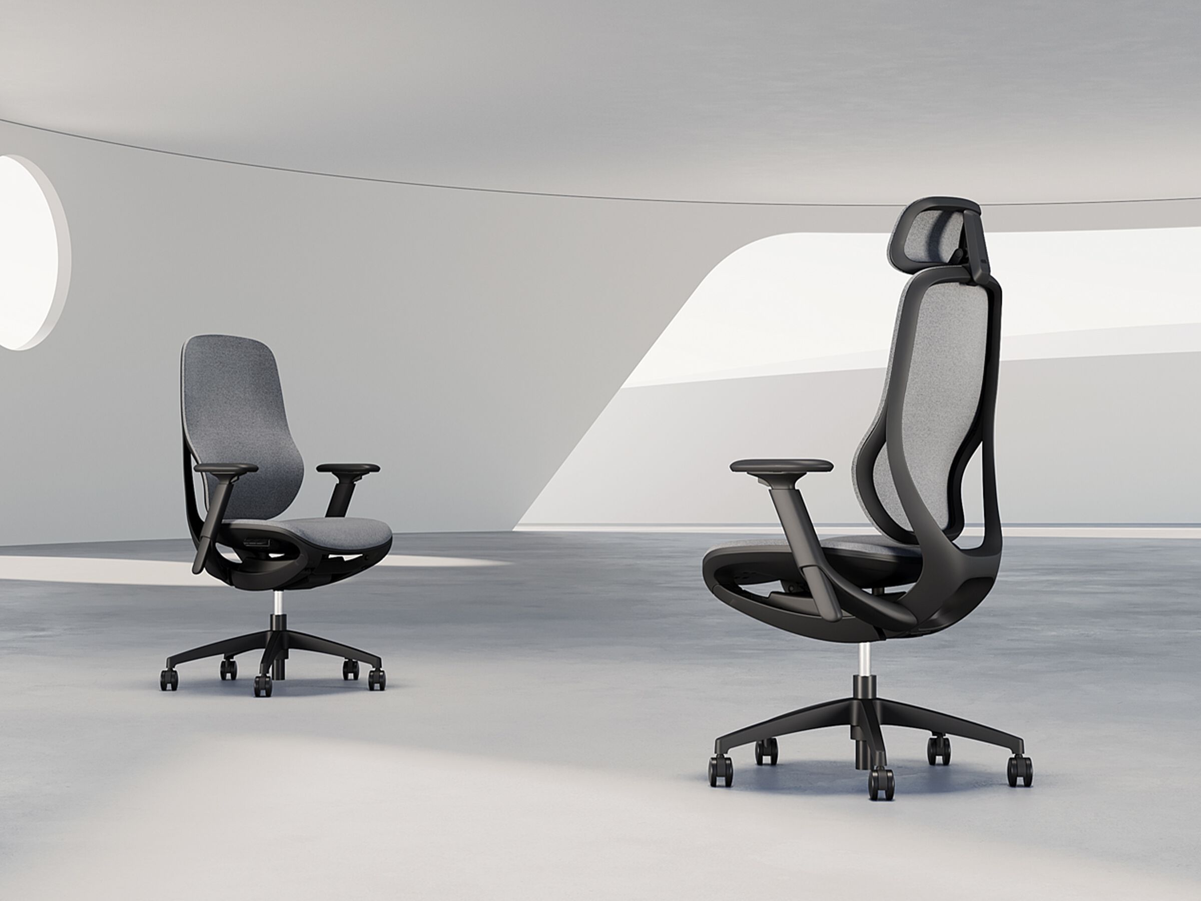 5-спицевое офисное кресло с высокой спинкой WORKSPACE MODENA ARCH-00082076 - Вид №1