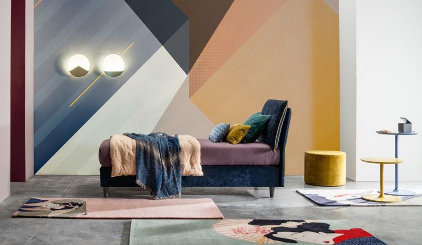 Twils Односпальная кровать с мягким изголовьем Blanca sun-id-1411549 - Вид №1