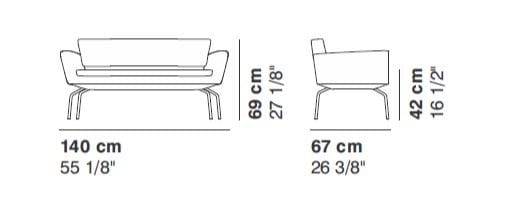 Ткань диван La Cividina Serie_50 ARCH-00055258 - Вид №3