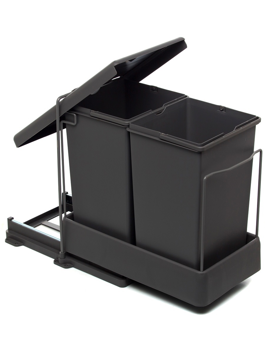 Контейнер для мусора на дверцу Gamma 400/28 Anthracite NAVAKO 10304