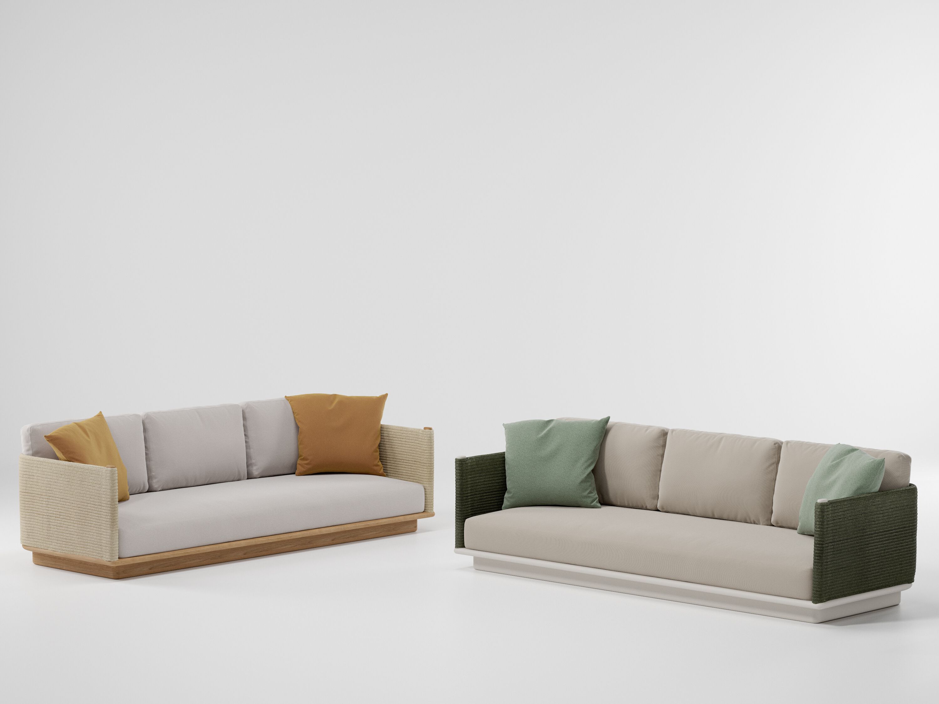 3-местный садовый диван Kettal Джиро ARCH-00052762 - Вид №1