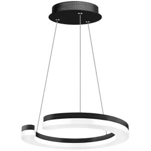 Подвесной светодиодный светильник 4000К большой черный LIGHTSTAR UNITARIO 326528 Черный